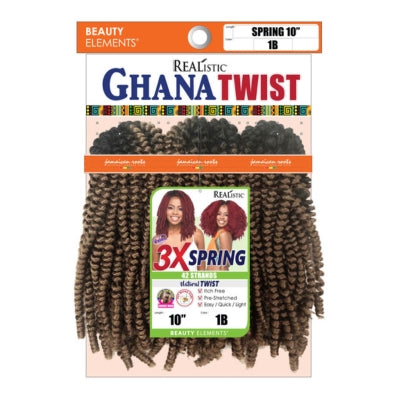 Beauty Elements Ghana Twist Crochet Braid Wig - 10"