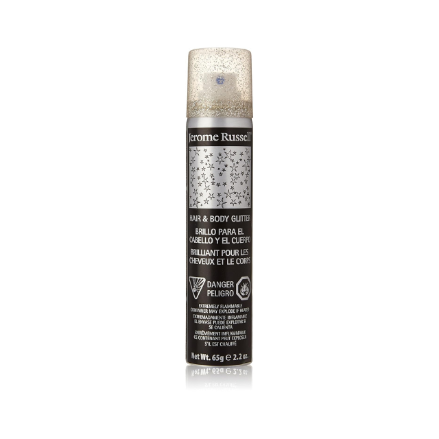Jerome Russell Hair and Body Gold Glitter Spray 2.2Oz