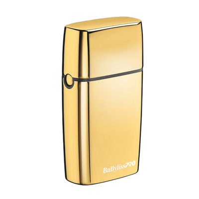 Babyliss Pro Foil Fx02 Cordless Gold Metal Double Foil Shaver