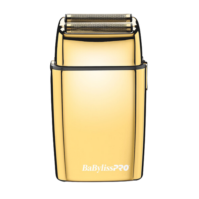 Babyliss Pro Foil Fx02 Cordless Gold Metal Double Foil Shaver