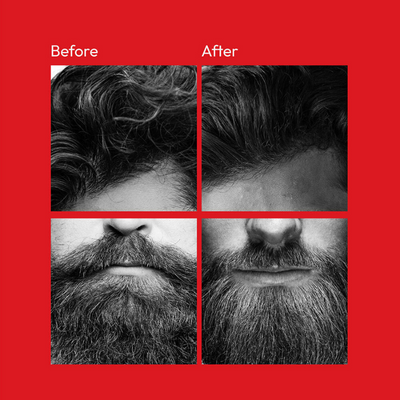 RED BY KISS Beard & Hair Straightener Beard & Hair 2-In-1 Styling (Hc16)