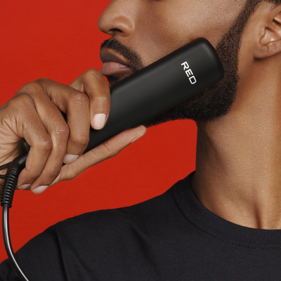 RED BY KISS Beard & Hair Straightener Beard & Hair 2-In-1 Styling (Hc16)