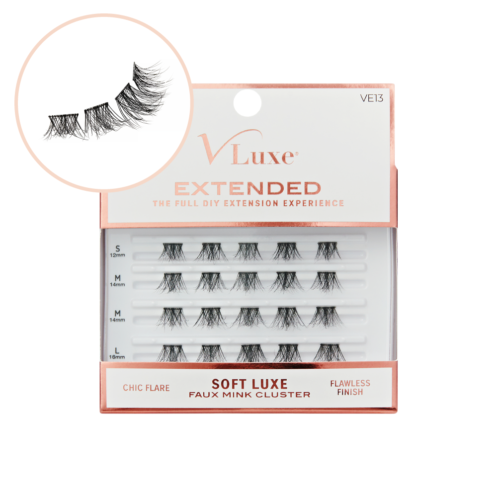VLuxe By IEnvy Soft Luxe Faux Mink Lash Clusters Seamless DIY Extensions