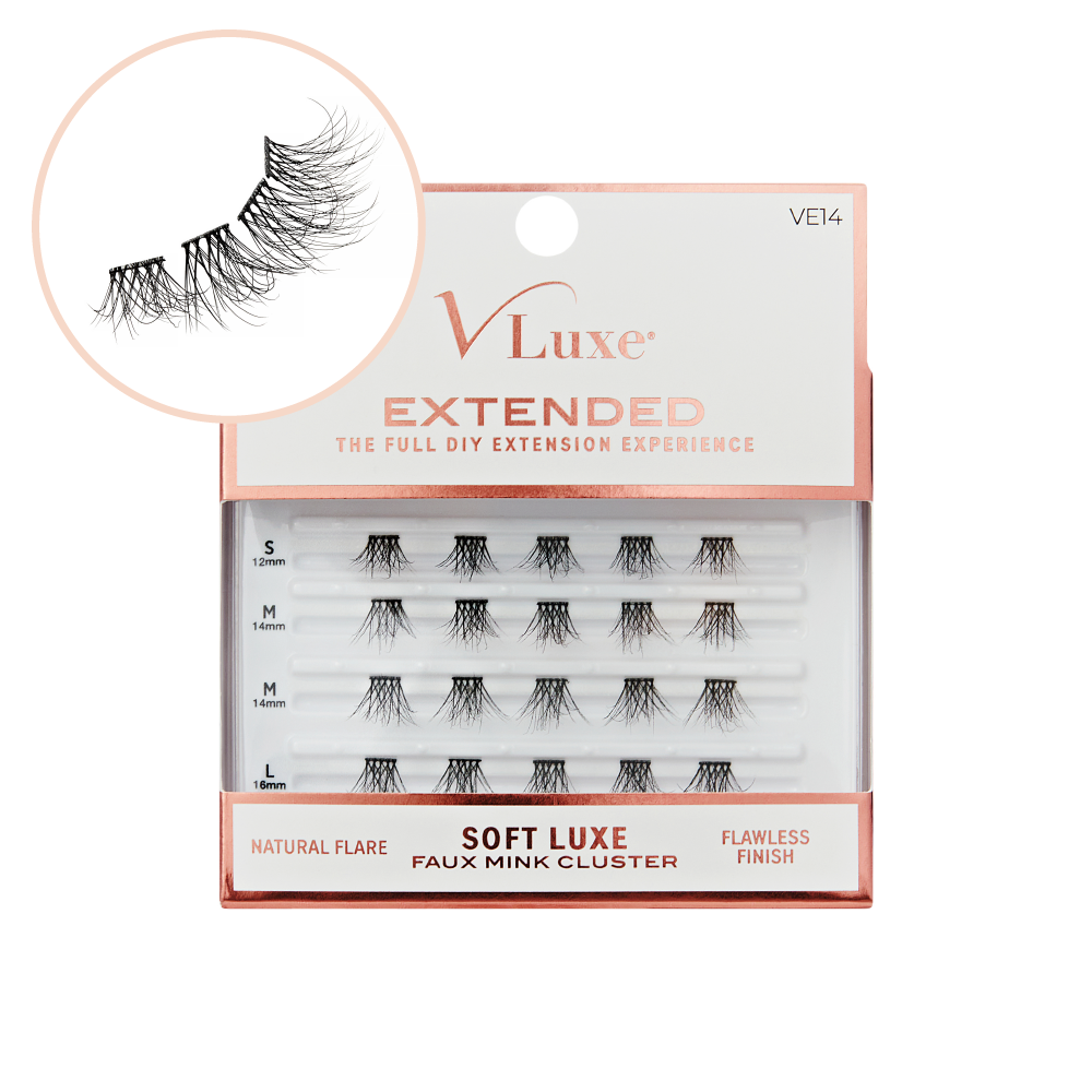 VLuxe By IEnvy Soft Luxe Faux Mink Lash Clusters Seamless DIY Extensions