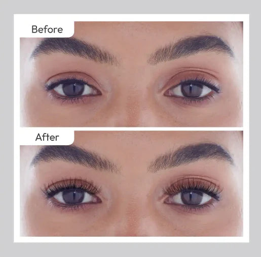 VLuxe By IEnvy Extended Faux Mink Clear Band Cluster Lashes