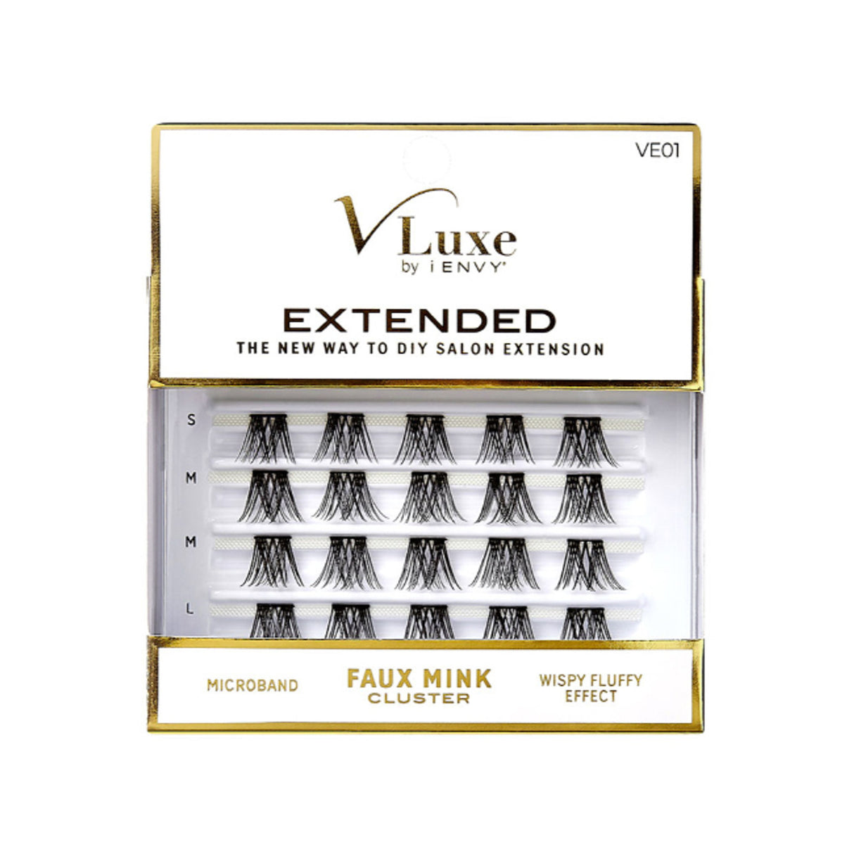 V Luxe By I-ENVY EXTENDED EYE LASHES (VE01–VE06)