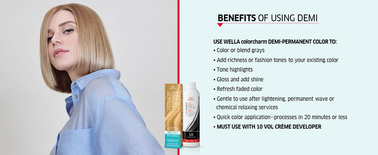 Wella Colorcharm Demi Permanet Cream Hair Color