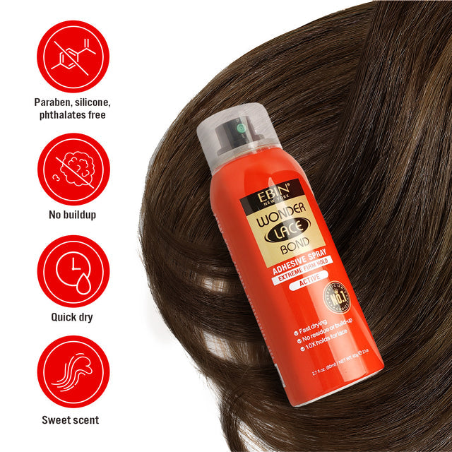 EBIN Wonder Lace Bond Wig Adhesive Spray - Active