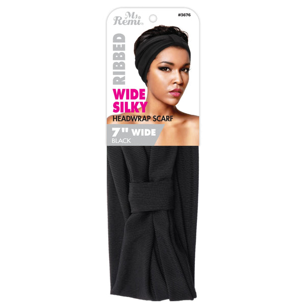 MS. REMI WIDE SILKY HEADWRAP SCARF