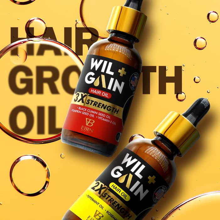 Wil Gain Hair Oil 2X Strenght Olive +Eucalptus 2Oz-1