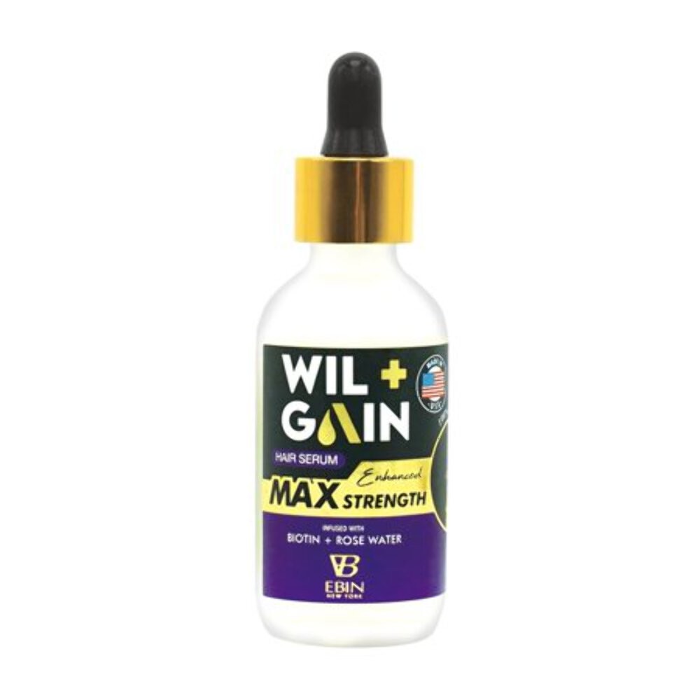Wil Gain Hair Tonic Max Strenght Biotin+Rose 2Oz