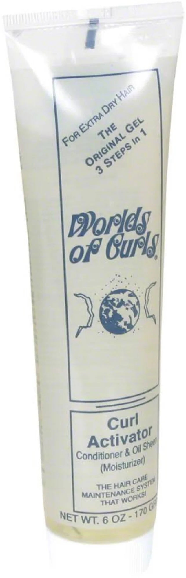Worlds Of Curls Extra Moisture Gel 6 oz