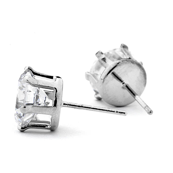 Joy Jewelry Sterling Silver Cubic Zirconia Earrings (X21)