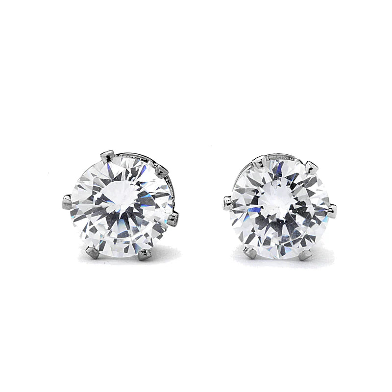 Joy Jewelry Sterling Silver Cubic Zirconia Earrings