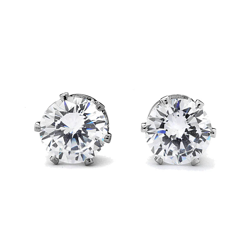 Joy Jewelry Sterling Silver Cubic Zirconia Earrings