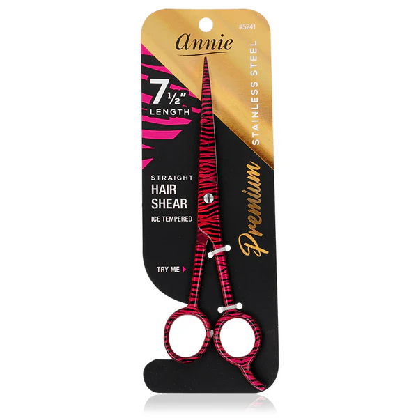 Annie Stainless Steel Straight Hair Shears