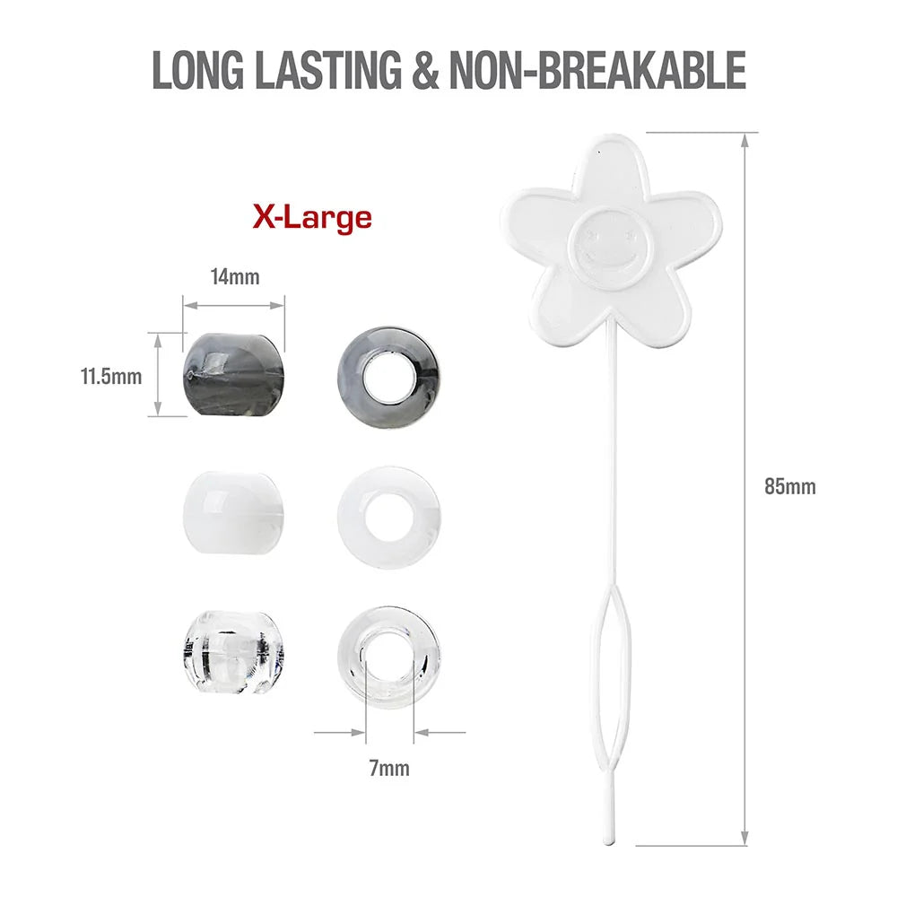 RED BY KISS XL Hair Beads