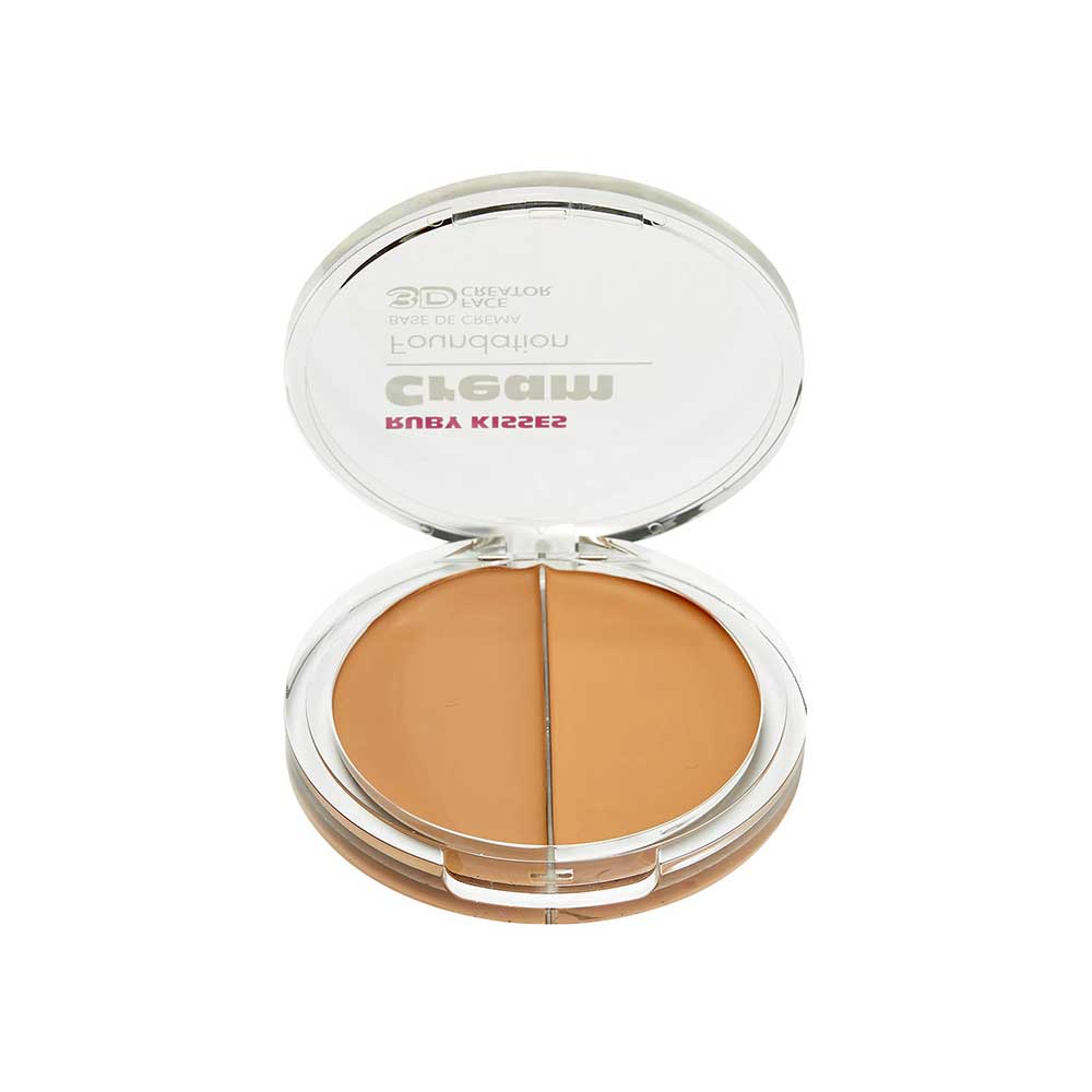 RUBY Kisses 3D Face Creator Duo Cream Foundation & Concealer Buildable Coverage