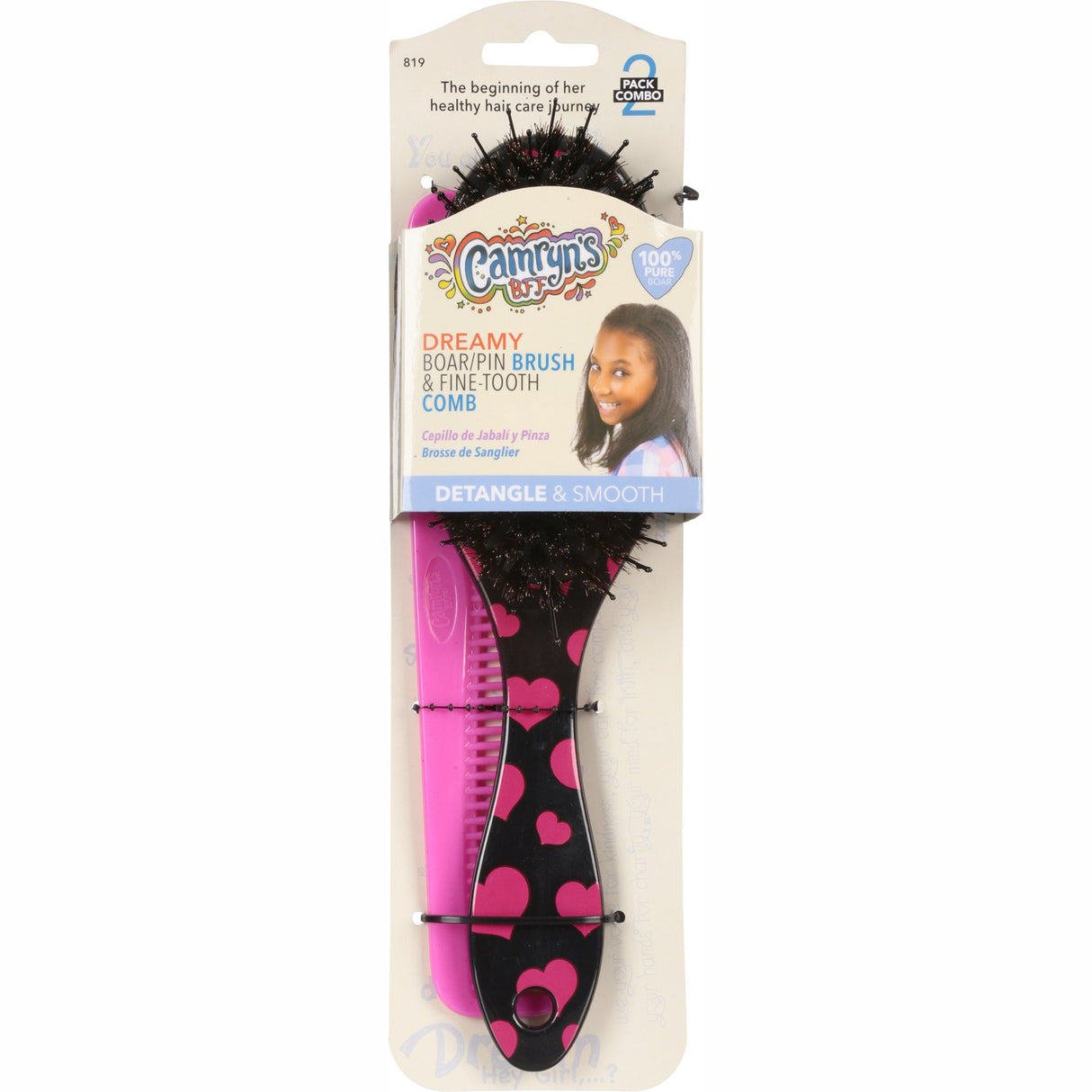 Camryn's BFF Dreamy Fine-Tooth Comb 2 Pack