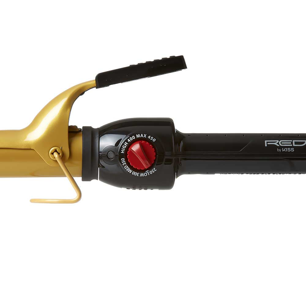 RED BY KISS Ceramic Tourmaline Professional Curling Iron