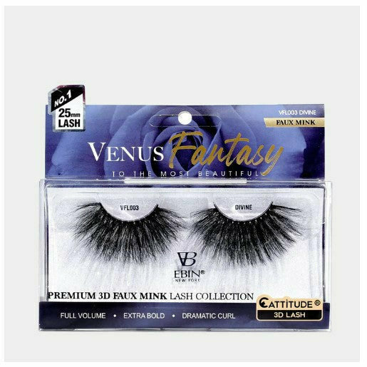 Ebin Venus Fantasy 25mm Faux Mink 3D Lashes