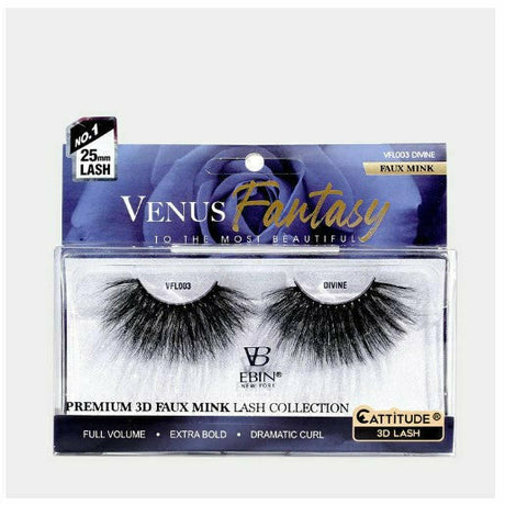 Ebin Venus Fantasy 25mm Faux Mink 3D Lashes