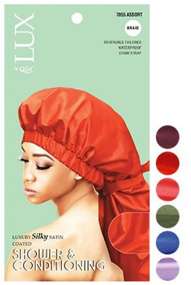 LUX BY QFITT SHOWER AND CONDITIONING HAIR CAP
