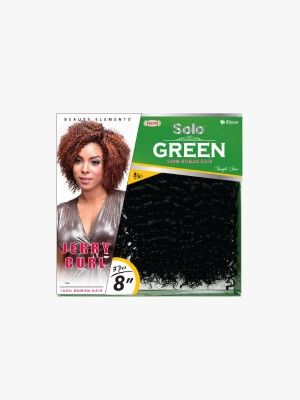 Bijoux Solo Green Jerry Curl Hair Extension - 3 Pack