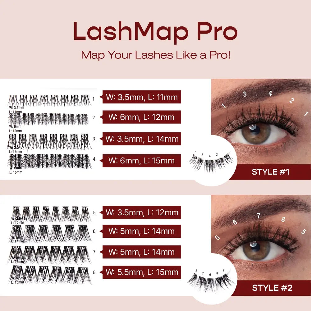 LASH MAP PRO DOLL EYE 64 CLUSTERS