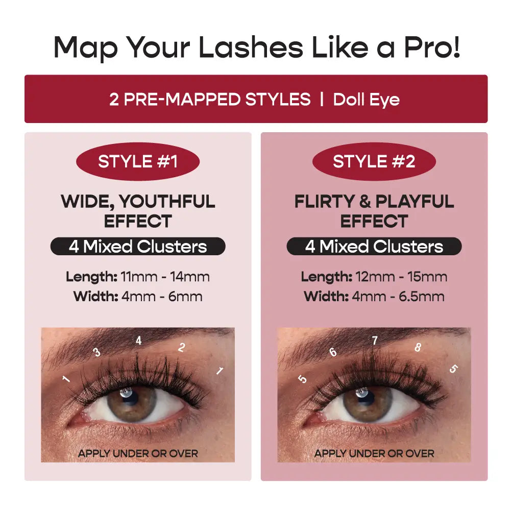 LASH MAP PRO DOLL EYE 64 CLUSTERS