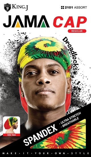 KING.J JAMA REGULAR SPANDEX DREADLOCKS CAP