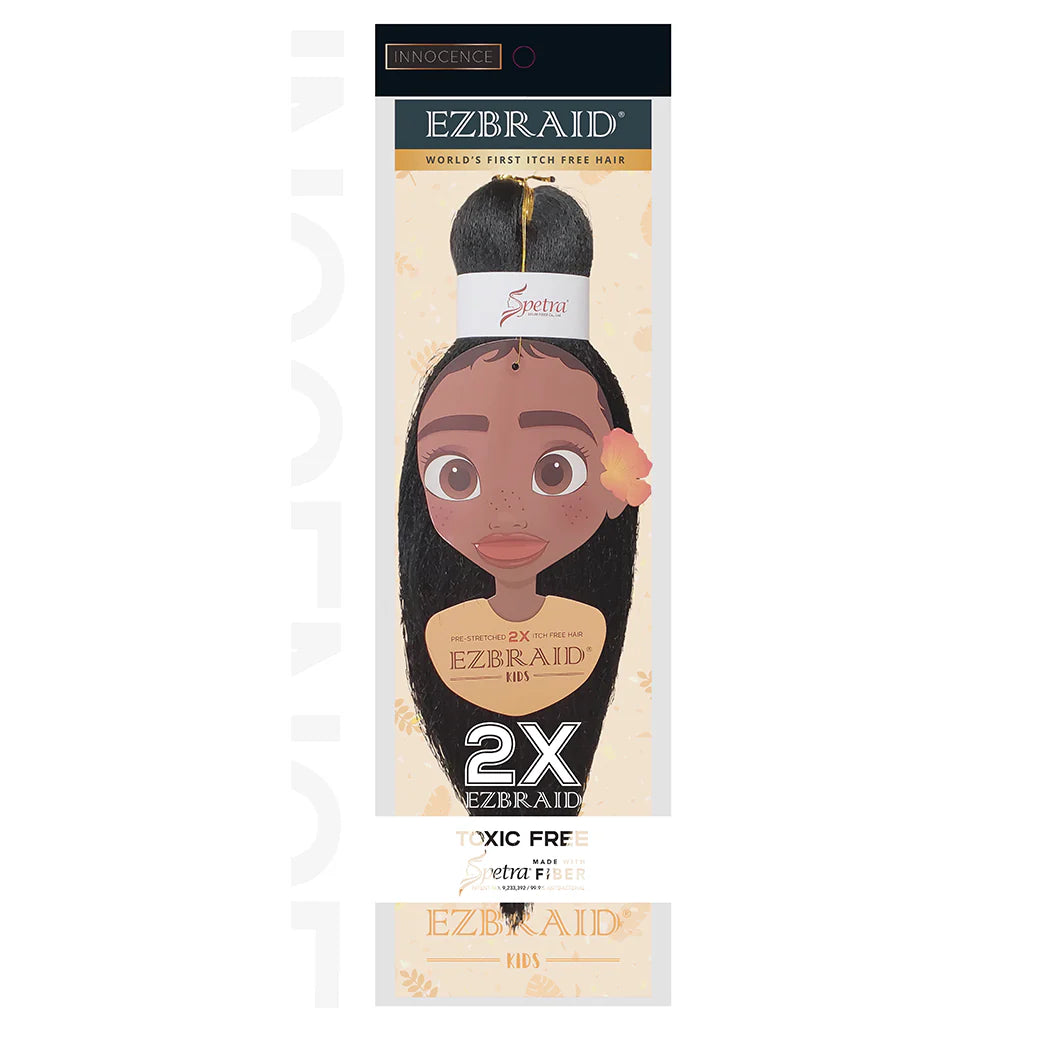 Spetra EZBraid Kids Synthetic Braid Hair Extension - 2 X 12"