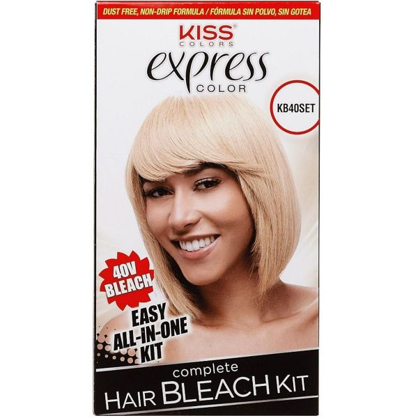 KISS Express Golden Honey Complete Hair Colors Bleach Kit