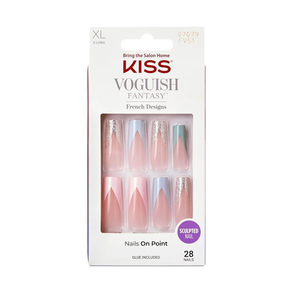 KISS Voguish Fantasy French False Nails – Chicago