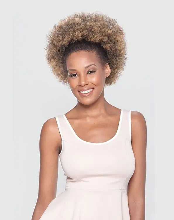 Vanessa Afro Kinky Curly Drawstring Ponytail 14"