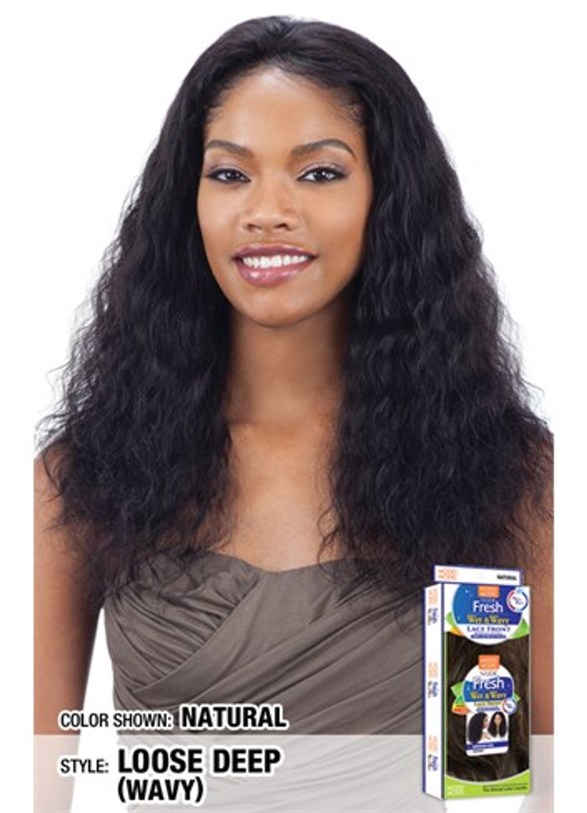 Model Model Wet & Wavy Loose Deep
