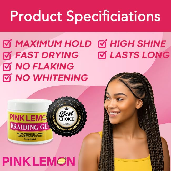 Pink Lemon Braiding Gel