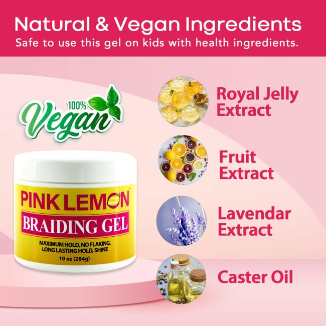 Pink Lemon Braiding Gel