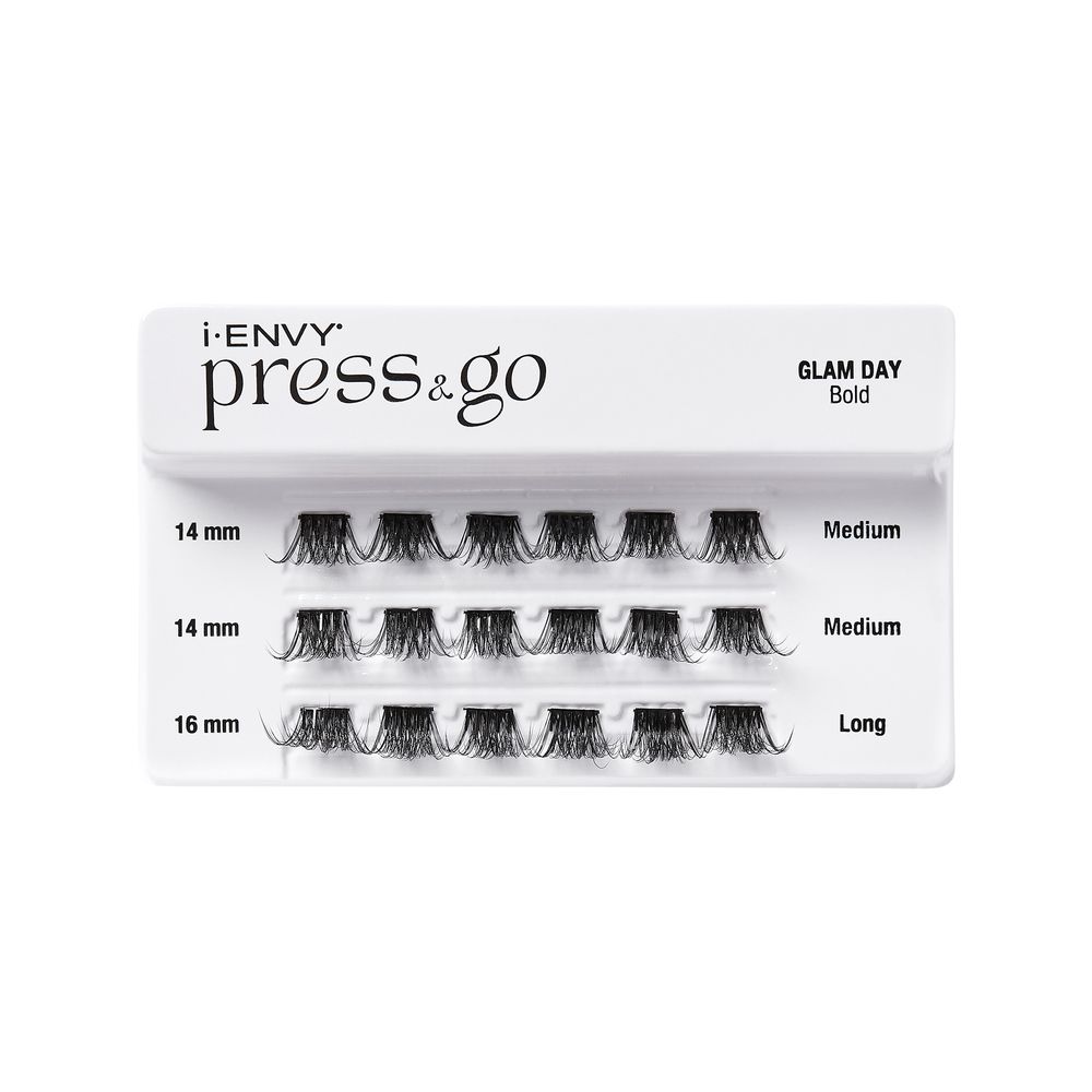 I-Envy Press & Go Press-On Eyelash Clusters Glam Day Collection