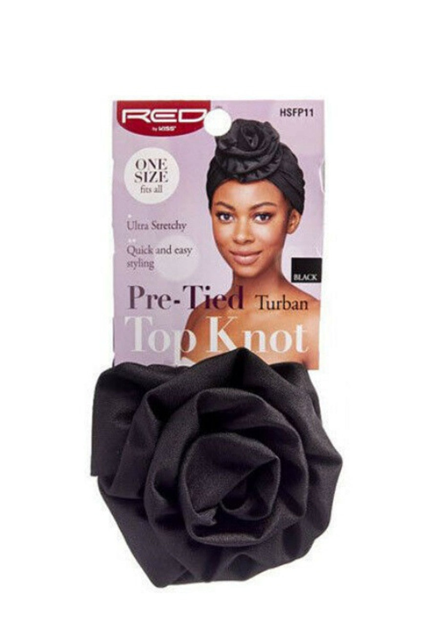 RED BY KISS Top Knot Turban