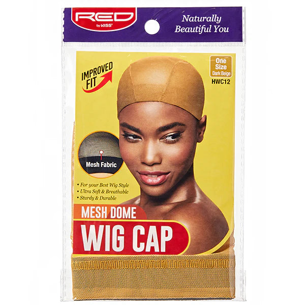 RED BY KISS MESH DOME WIG CAP