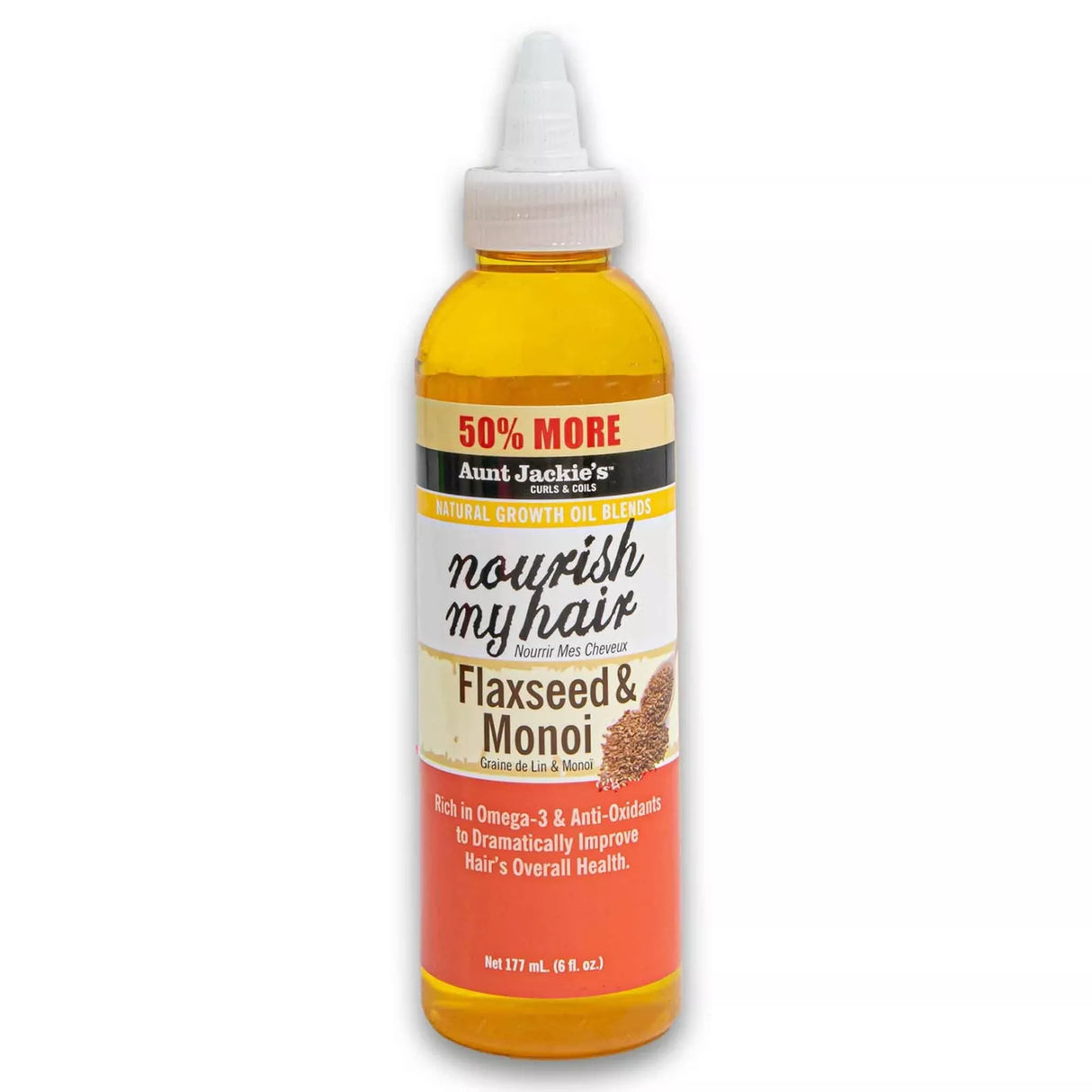 Aunt Jackie's Nourish My Hair Flaxseed & Monoi 6 oz