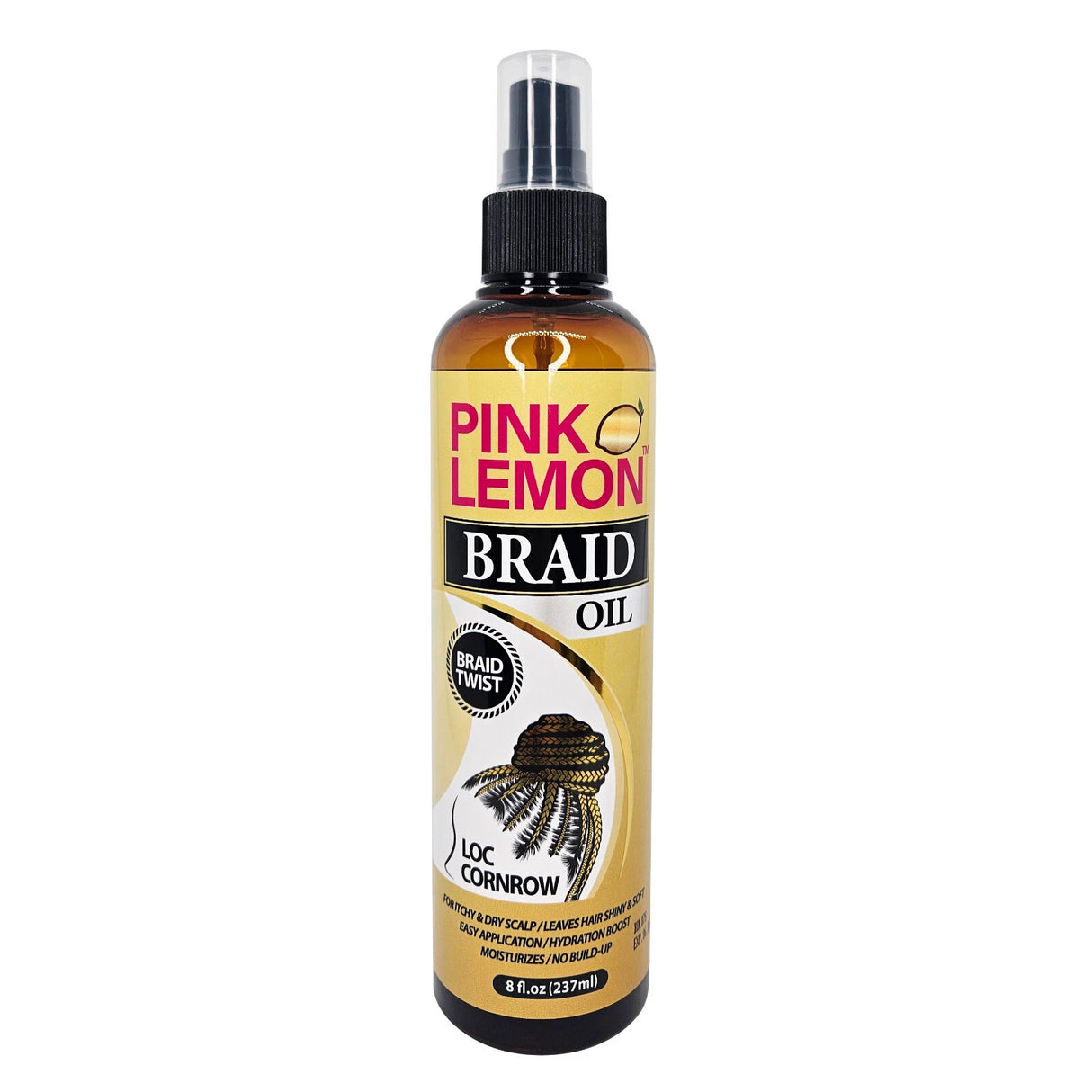 Pink Lemon Braid Oil 8 oz