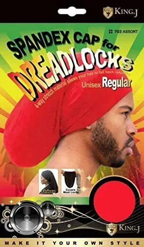 KING J SPANDEX DREADLOCKS CAP