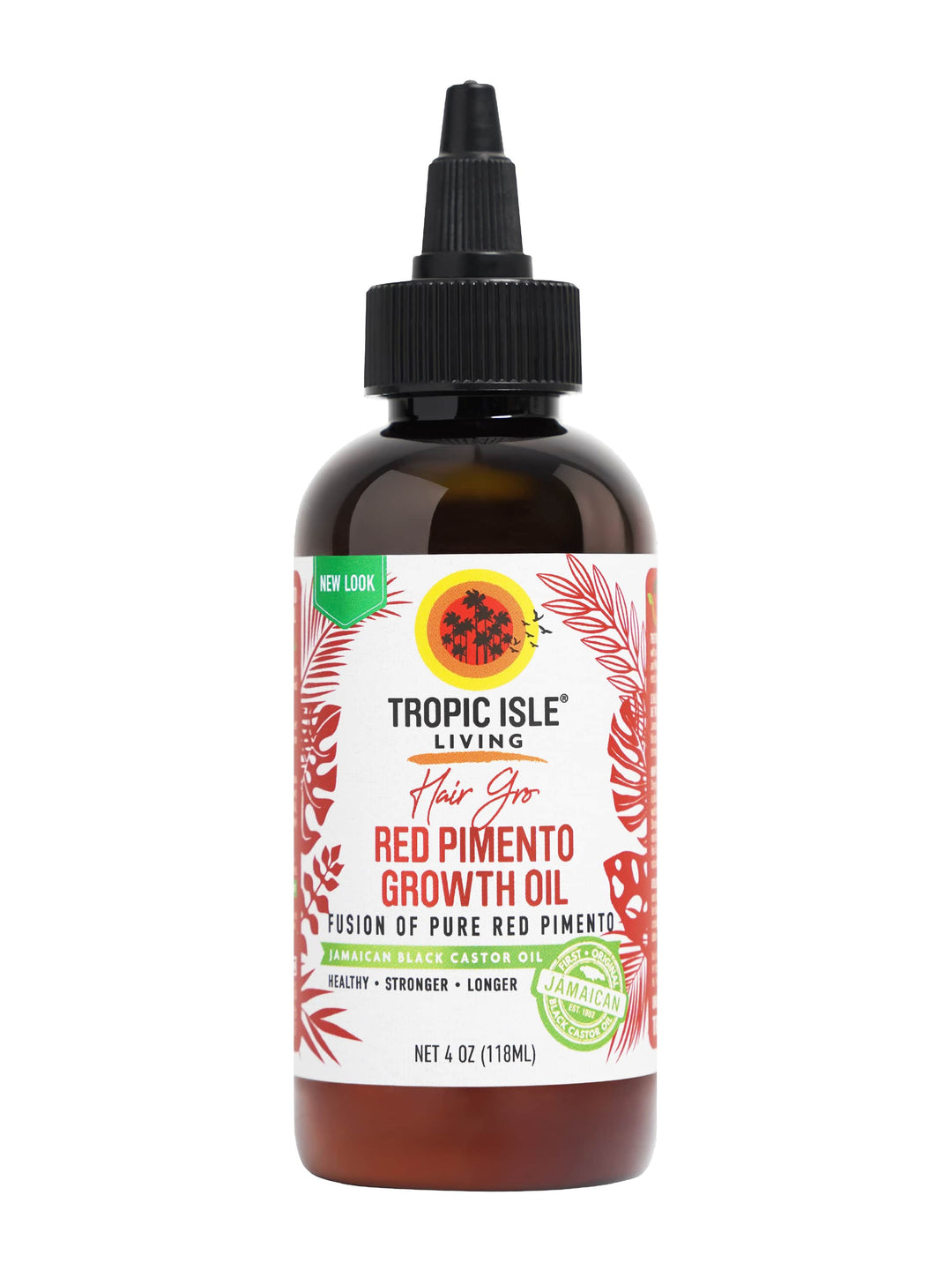 tropic isle red pimento hair growth oil 4oz-4
