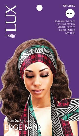 Qfitt Luxury Satin Reversible Edge Band Patterns Pack of 3