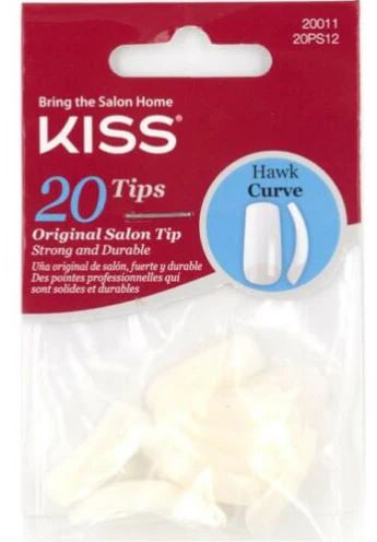 KISS 20 TIPS CONTEMPORARY SHAPE COFFIN TIP