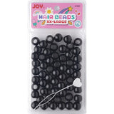 Joy Jewelry Neon Pink Round Plastic Hair Beads
