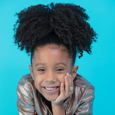 Just For Me Curl Peace Kids Smoothing Ponytail and Edge Control, for Curly, Coily Hair  5.5 oz