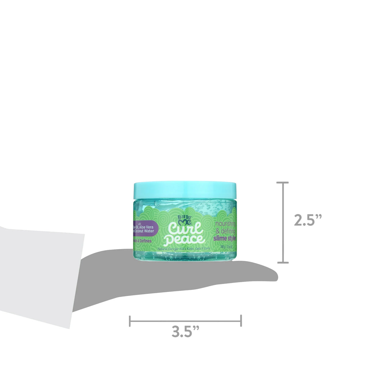 Just For Me Curl Peace Nourishing Jar Women Hair Styling Gel 12 oz